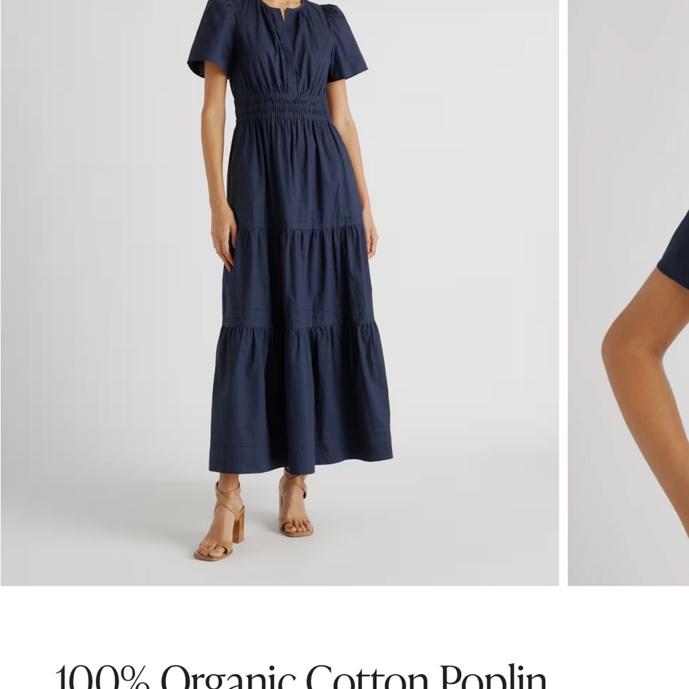 Elegant Navy Blue Maxi Dress